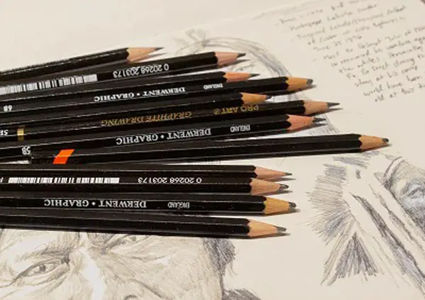 art pencils lightest to darkest