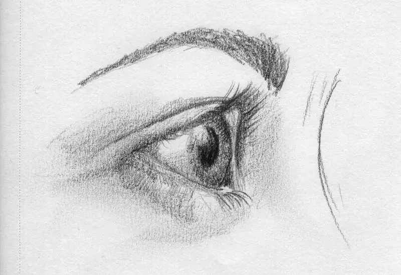 How to Draw an Eye from the Side - Easy Drawing Tutorial For Kids