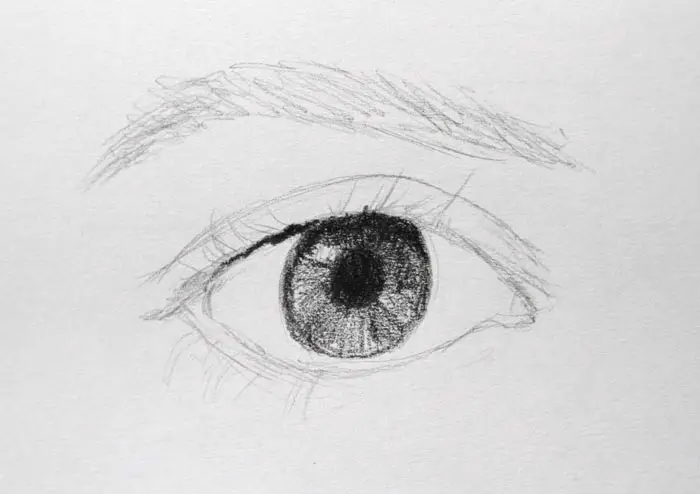 Eye pencil sketch - Rawdha Mohamed - Drawings & Illustration, People &  Figures, Other People & Figures, Other - ArtPal