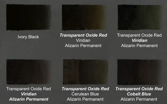 Which Black Oil Color Should I Paint With?